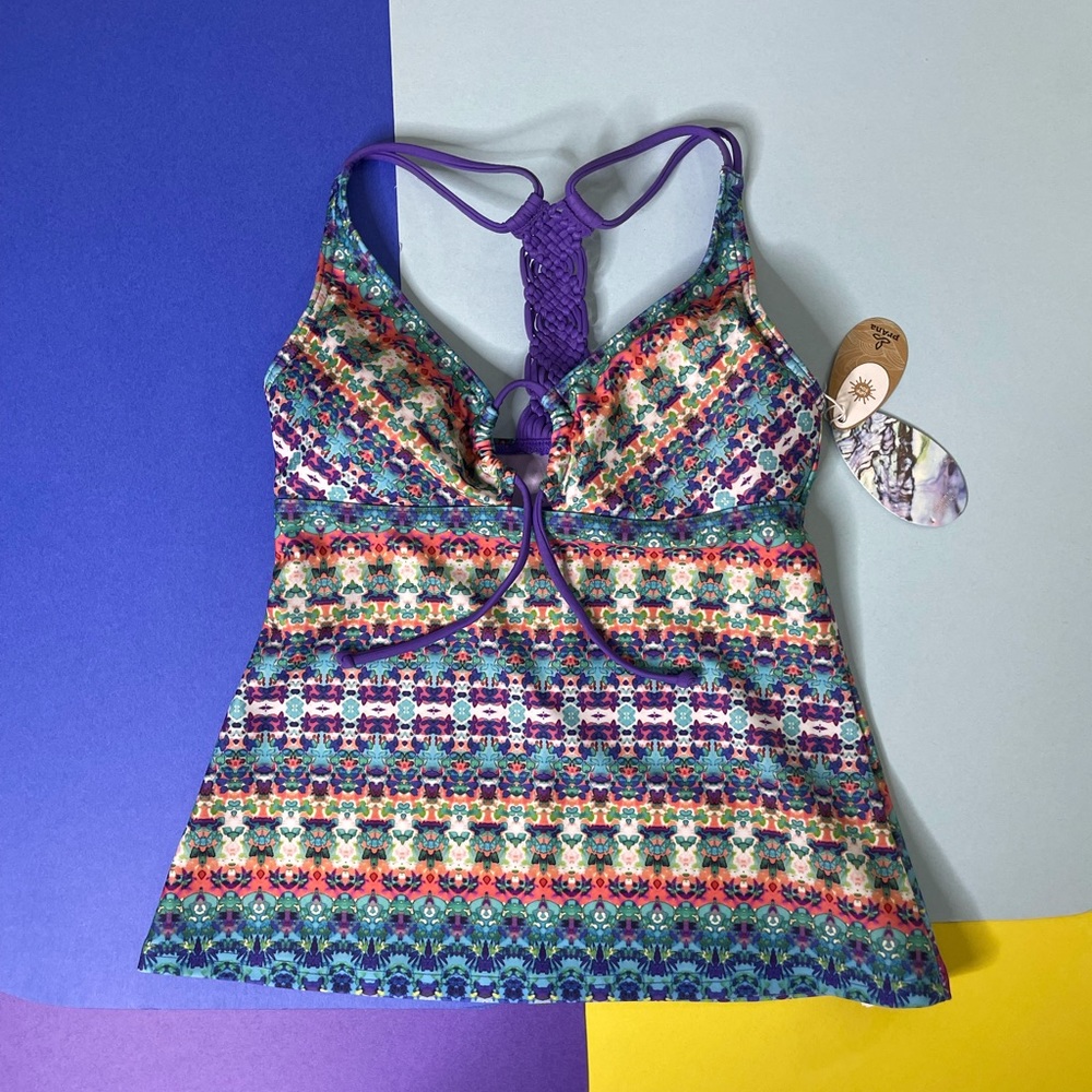 Prana Inez Tankini Aquabloom